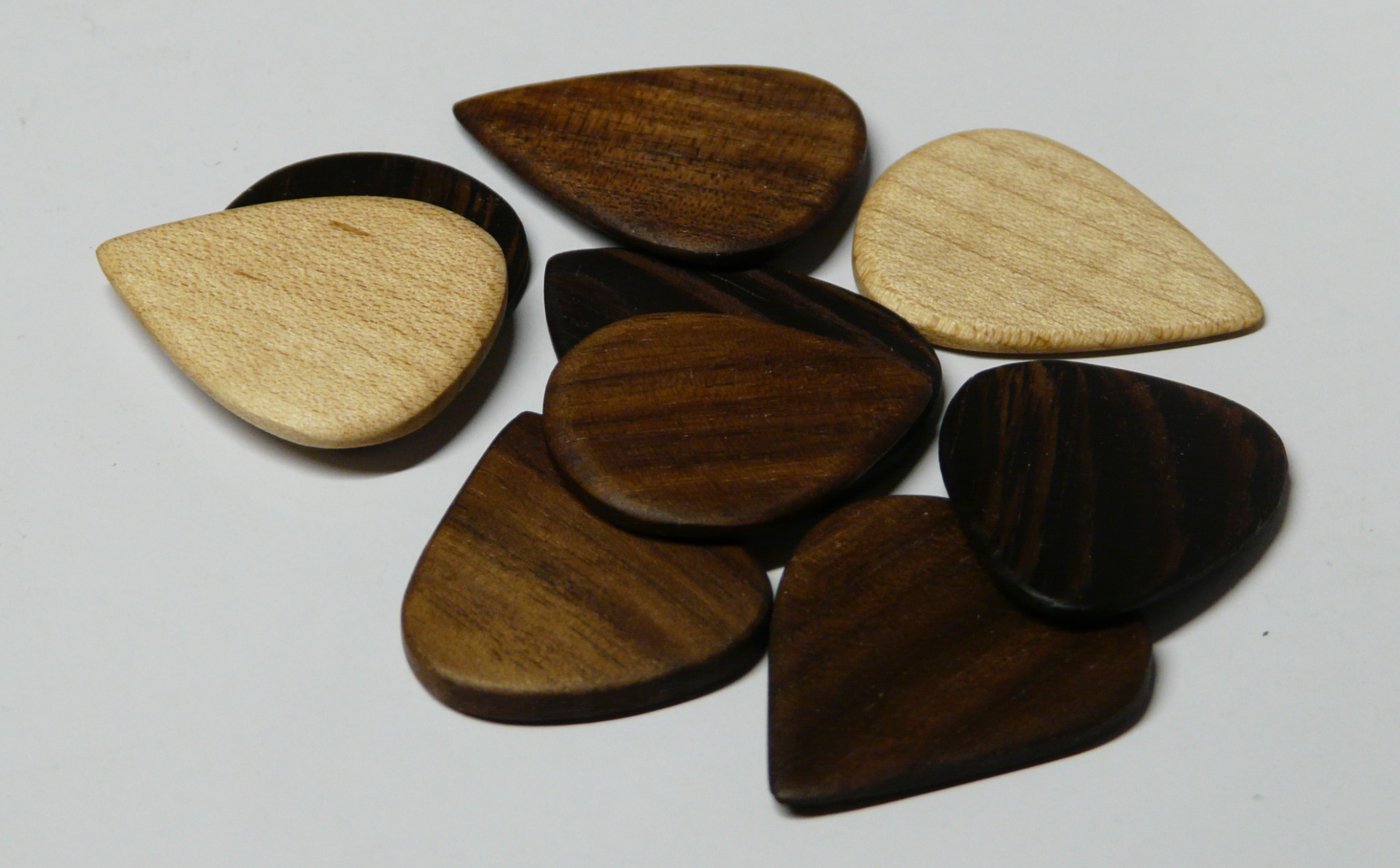 Pack of two handmade wood picks